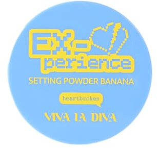 Viva la Diva Ex-Perience Setting Powder - Banana Heartbroken - Polvere di fissaggio con tono giallo per una finitura liscia e illuminante