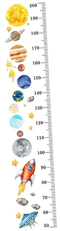 VICASKY Höhenaufkleber Für Kinderzimmer Pvc Lustige Und Kreative Wanddekoration Einfach Anzubringen Und Zu Entfernen Perfekt Fürs Schlafzimmer