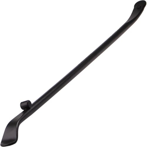 Bau Handwerker Service 24 Reifen Montiereisen LKW 970 mm lang, Montierhebel für KFZ Reifenmontage, Langlebige Robuste Form aus Stahl, Schwarz