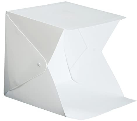 Uonlytech 1set Fotografico Portatile Con Soft Box Led Scatola Per Fotografia Con Fondali Colorati Per Gioielli e Piccoli Oggetti