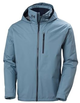 Helly Hansen Chaqueta de capa intermedia con capucha para hombre, azul marino lavado, talla M