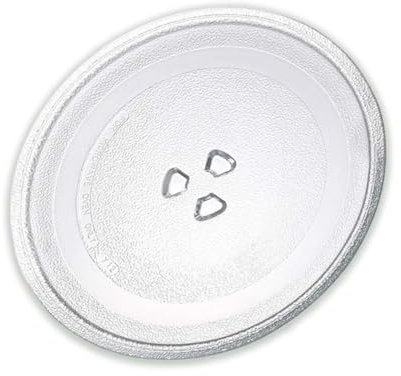 DL SERVICE Plateau Micro Onde Tournant pour Samsung, en Verre, compatible avec différents modèles, plateau tournant avec 3 attaches, diamètre 25,5 cm, convient aux vrais modèles et marques