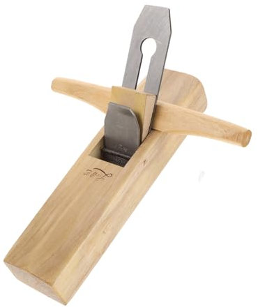 Uonlytech 1 Juego cepilladora manual cepillo de madera Herramienta de carpintero Plano de madera profesional herramientas Avión de carpintería portátil cepilladora de de mano Metal