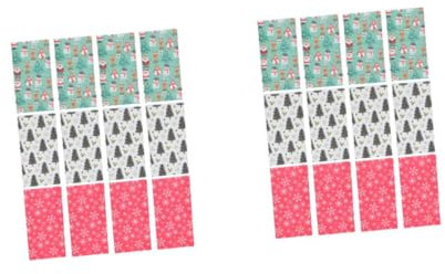 Beaupretty 2 Sätze Weihnachtsverpackungstüte Aus Papier Verpackungsbeutel Für Weihnachtssüßigkeiten Tasche Weihnachtsmotiv Weihnachten Weihnachts Verpackungen Geschenkbeutel 12 Stücke * 2