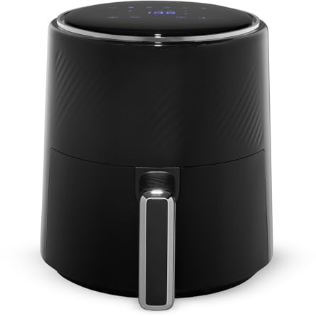 STARCREST Heißluftfritteuse 3,5L Fassungsvermögen, 1300W geräumige Heissluftfritteuse XXL 80-200°C, Airfryer groß mit 6 Voreinstellungen, Warmhaltefunktion, Schwarz