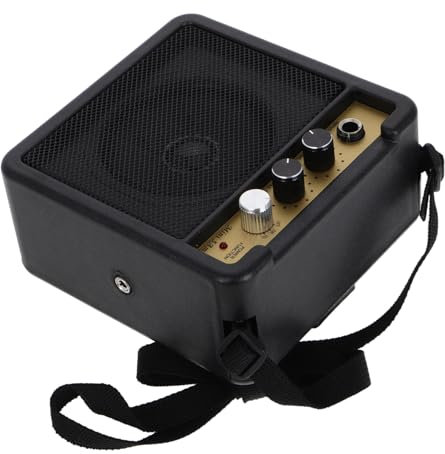 EXCEART Petit Amplificateur Guitare Électrique à Tubes Mini Ampli Portable Accessoire pour Pratique Et Petites Performances