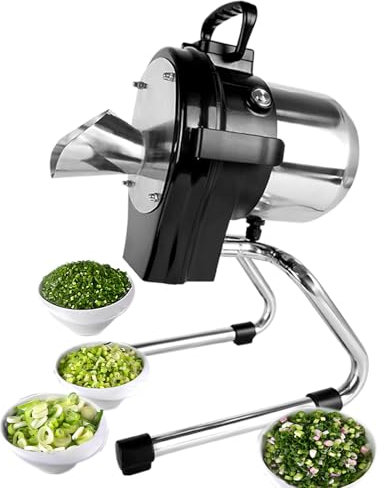 Commercial Machine,Commercial Vegetable Cutter, Electric Vegetable Shredded Cutting Machine with 1-5mm Thickness Adjustable, 6000RPM High Speed, Removable Cleaning,110LK