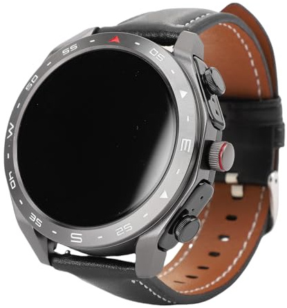 Luocute Montre Intelligente 2 en 1, écran HD 360 X 360 Px, Taux de Rafraîchissement de 60 Hz, écouteurs avec Suppression du Bruit, étanche IP67, avec Prévisions Météorologiques,