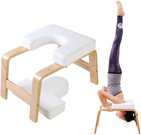 REHOOF Kopfstandhocker Yoga, Yoga Inversion Bank, 2-In-1 Hocker Und Sitzfläche, Schont Hals Und Wirbelsäule Muskeltraining Simply and Safely Reverse. Get Fit Relax, Turn Your Yoga Upside Down B