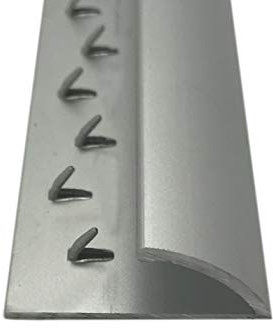 Heavy Duty - Carpet to Vinyl Flooring or Doorway Trim - Extra Long 9ft / 2.7m / 270cm / 2700mm - Metal Plate Threshold Strip Door Bar - Matt Silver