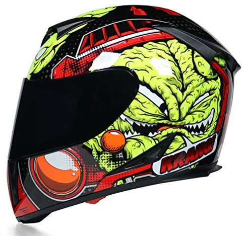 Motesen Motorcycle Helmet Full Face MTB Lock Extender Motorcycle Helmet Visor Tint Film Motocross Helmet Motorcycle Helmet Hook Motorcycle Helmet Covers Halloween