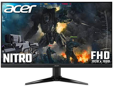 acer Nitro QG271 bii - LED Monitor - 68,6 cm (27 Zoll sichtbar) - 1920 x 1080 Full HD (1080p) @ 75 Hz - VA - 300 cd/m² - 3000:1-1 ms - 2xHDMI, VGA - schwarz