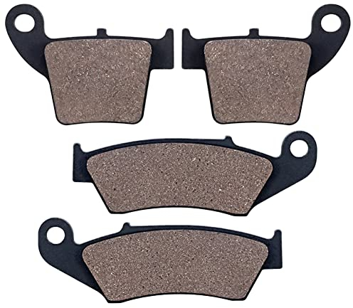 Cyleto Plaquettes de Frein Avant et Arrière pour Honda CR 125 R/CR 250 R 2002-2007 CRF 250 R/X 2004-2017 CRF 450 R/X 2002-2017