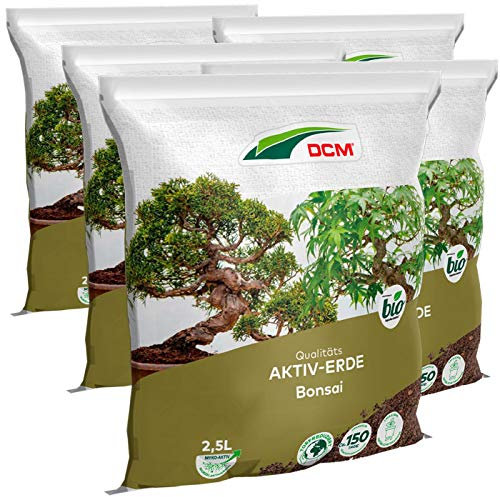 DCM -Cuxin, terra attiva di qualità Bonsai, confezione risparmio da 5 x 2,5 litri