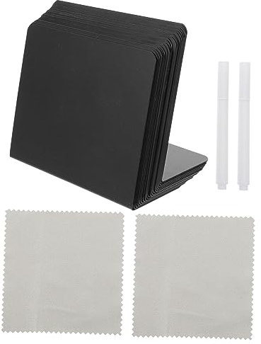 NUOBESTY 1 Satz Desktop-Kuchen-Dessert-Etikettenkarte schreibtafel buchstabentafel Tafel für den Desktop löschbares Mini-Tisch Kuchendekorationen Schild Tisch kleine Tafel einseitig Buffet