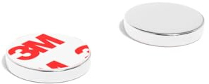 Magnet Store 12mm x 2mm Adhesive Disc Neodymium Magnet N42 (1.54KG Pull) - Strong and Versatile for DIY, Crafts, and More (1)
