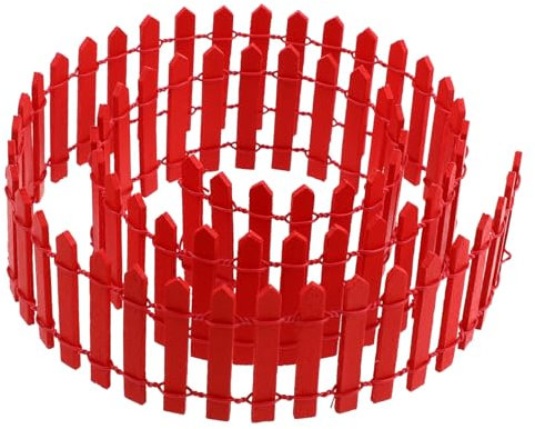 TOYANDONA Bastelzaun Aus Material Kleiner Lattenzaun Für Garten Mini-gartenzaun Modellbauernhofzaun Puppenhaus-zaunpfosten Miniaturzaun Für Puppenhaus Gartenzaunmodell Kleiner Zaun