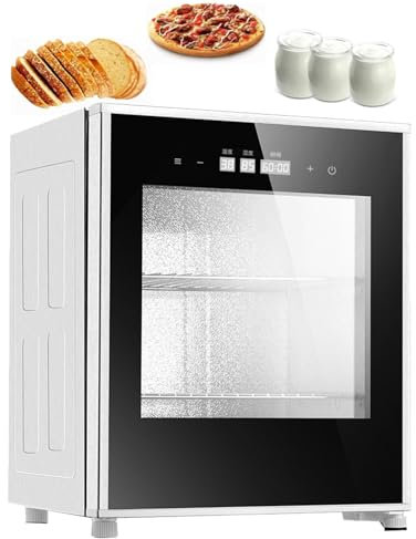 Macchina per la fermentazione del pane con impasto elettrico, per yogurt, pane, panini, temperatura e tempo regolabili, scatola di lievitazione termostatica automatica, fermentazione uniforme