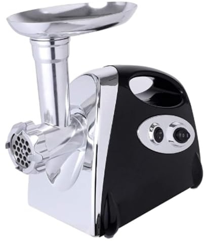 Mincer Electric Meat Grinder, Stainless Steel Meat Mincer & Sausage Stuffer, 3 Types of Cutting Plates, Industrial and Home Use Mincer 110V