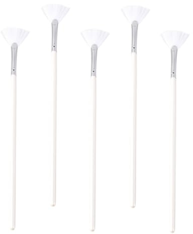 OUNONA 5pezzi Maschera Per Pennello Per Maschera in Nylon Per Ventaglio Strumenti Per Applicare