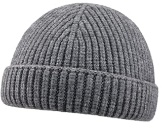 YAMEE Docker-Cap Herren Beanie Warme,Winter Strickmütze Damen,Docker Mütze Männer Weich Licht,Seemannsmütze,Hafenmütze