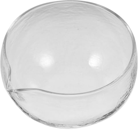 EXCEART Taza de Té Clásica China Transparente de Vidrio Borosilicato Tazón para Preparar y Servir Té Frío o Caliente Multiusos para Hogar Oficina Diseño Vintage Elegante Ligera y Duradera