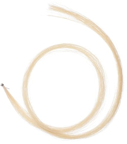 Kisangel Crin de Cheval Naturel 78 CM pour Archet de Alto, Violoncelle et Erhu – Remplacement D’Archet Crin Souple, Accessoire pour Musiciens D’Instruments à Cordes Traditionnels
