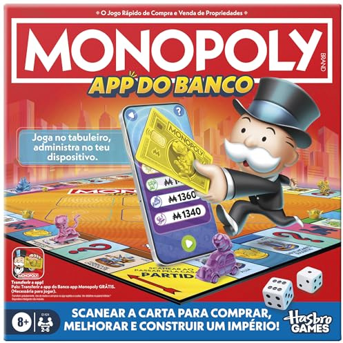 Juego de Mesa Monopoly Banca Virtual - Versión en portugués
