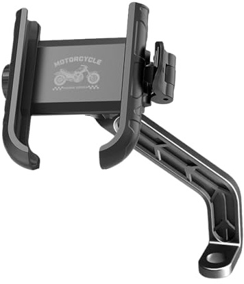 Supporto Per Telefono Per Moto, Con Schermo Stabile, 9,5x7 Cm, Supporto Per Telefono Per Bicicletta A Sgancio Rapido Per Dispositivo, Supporti Per Manubrio, Design Anti-vibrazione, Per Turismo, Sport,