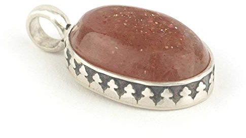 MEKI`S Sonnenstein und 925er Silber Anhänger