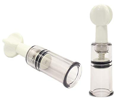 Nipple Sucker Nipple Pump Nippelsauger Brustwarzensauger mit Extra Saugkraft Brustwarzen Vergrößerung und Klitoris für Paare SM Spiele/Innendurchmesser 2cm / 1 Paar (2 Stück)