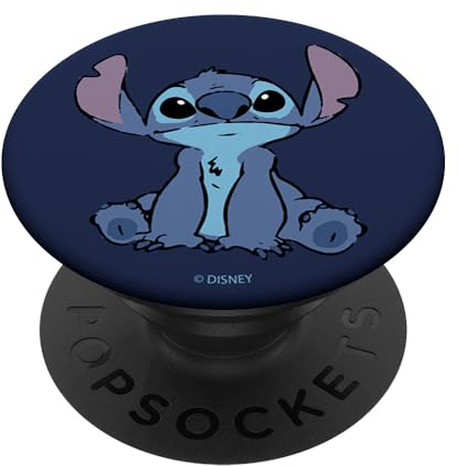 Disney Lilo & Stitch Sitting And Staring PopSockets mit austauschbarem PopGrip
