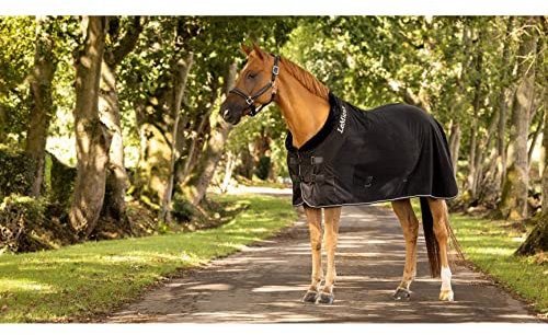 LeMieux Luxus-Pferdedecke, Fleece, 1,5 m, Schwarz