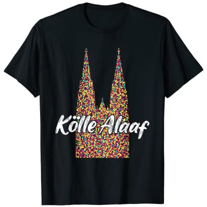 Kölner Dom Konfetti Im Herzen Karneval Kölle Alaaf Köln T-Shirt