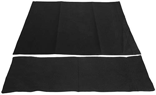 Dioche Regiestuhl Leinwand Ersatz Regiestuhl Abdeckungen Leinwand Holzstab 1 Set Regiestuhl Leinwand Ersatz für Sitztuch Heimbedarf Möbelzubehör (Schwarz)