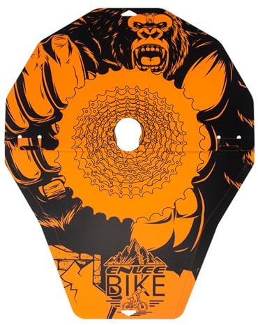 Lixada Disc Brake Cover, Bicycle Heat-Resistant Wear-Resistant Mountain Bike Washer Cover Simple Dazzle Print Washing Tool for MTB/Road/Gravel Bikes