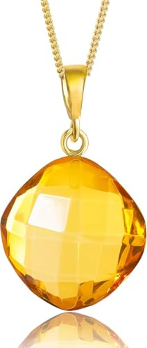 Amber by Mazukna Natürlicher Baltischer Bernstein Anhänger für Damen