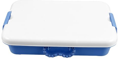 Abaodam Sandkastenspielzeug-aufbewahrungsbox Mit Deckel Tragbarer Kunststoff-sandkasten Für Außenbereich Kleiner Sandkasten Mit Deckel Für Junge Mädchen