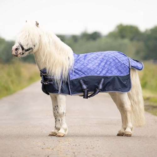 netproshop Turnoutdecke Falabella 0gr Pferde Ausreitdecke Gr. 75 und 85, Groesse:85, Farbe:Purple Sunset