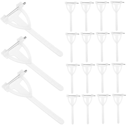 Mikikit 80stücke Kunststoff Dreieck Brustknopf Corsage Blumennadeln Für Damen Vintage Kleidung Broschen Hochzeit DIY Bastelzubehör