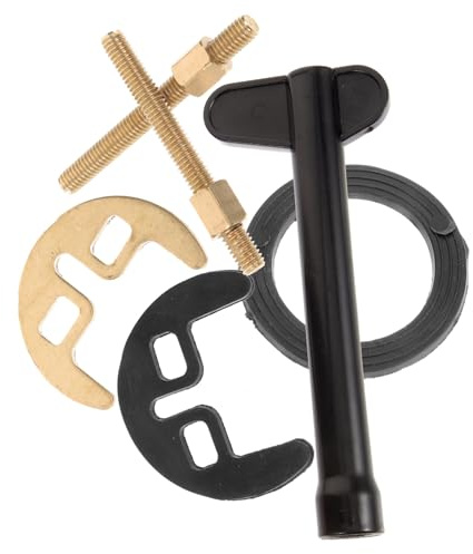 HONITANO Set Kit Fissaggio Rubinetto a Ferro di Cavallo in Acciaio Inossidabile e Rame Strumento di Montaggio Guarnizioni Vite di Installazione per Cucina Bagno Accessori Completi
