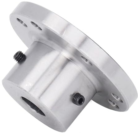 Jeanoko Drehmaschinen-Frontplatte, Robuste Frontplatte aus Manganstahl mit 6 Befestigungslöchern, Spannfutter- für K11 80, Rostfrei, für Metallbearbeiter (22mm)