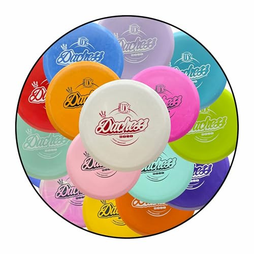Disc Golf UK Duchess - Disc Golf Midrange Disc - Mixed Colours & Weights Picked At Random - Noble Plastic - Disc Golf - Disc Golf Disc