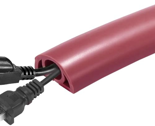 Coperture per cavi elettrici a pavimento, copertura per cavi a pavimento - Guaina per cavi in PVC flessibile ignifugo, pavimento autoadesivo per nascondere la casa, vespe isolate