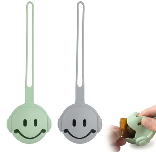 ITCGOB Lot de 2 Boîte à Sucette Bébé en Silicone, Porte Tétine Bébé Portable et Étanche, Rangement Sucette sans BPA pour Sac à Langer et Poussette, Accessoire Voyage Bébé - Vert Matcha & Gris