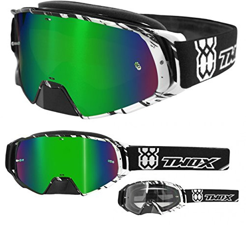 TWO-X Cross-Brille - Motocross-Brille - Motorrad-Brille - Enduro & Downhill - Schutz-Brille - Modell Rocket