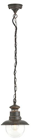 Lindby Ceiling Light Outdoor Eddie dimmable in Brown (1 Light Source, E27) from Pendant Lighting Outdoor