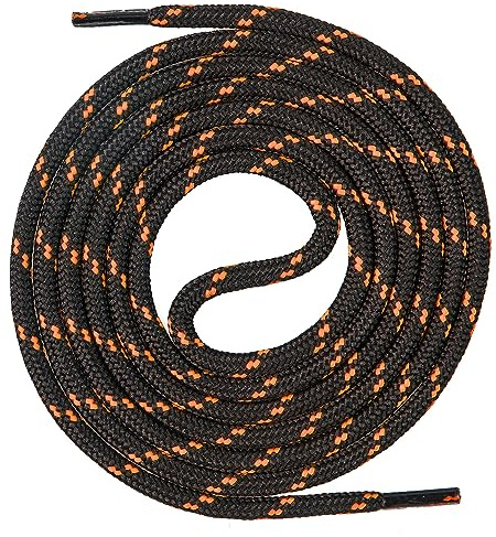 Mount Swiss© skoband rund ø 4,5 mm I premium snören enkel rivtålig av slitstark polyester för vandringsskor arbetskor bergs- och vandringsskor I Shoe-Laces längder 70–220 cm
