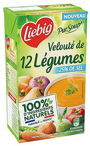 LIEBIG - Pour'Soup Velouté De 12 Légumes 1L - Lot De 4