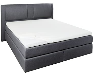 Beddress - Elastan-Jersey-Spannbettlaken für Boxspringbett Topper Matratzen bis 10 cm, Weiß, 180-200 x 200-220 cm, 95% gekämmte Baumwolle + 5% Elastan, OekoTex